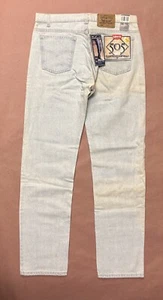 Jeans vintage Levis 505, da uomo blu vestibilità regolare, nuovi con etichette taglia 36x34 - Foto 1 di 3