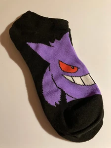 Nintendo Pokemon Gengar High Point Character Anime No-Show Socks - Picture 1 of 3