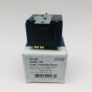 OEM MARS 168 HVAC Potential Relay 19168 Coil Voltage 495 (NEW) - Picture 1 of 5