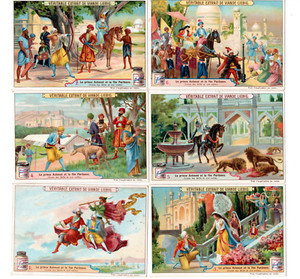 LIEBIG  S. 679   F. 679  C/SET  'PRINCE AHMED AND FAIRY' V/G  + FRENCH or GERMAN