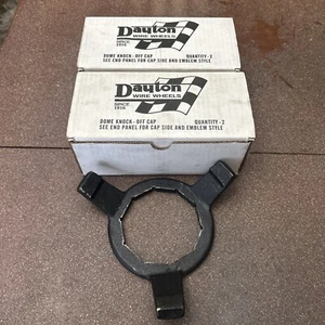 Dayton Wire Wheels GOLD Bullet Knockoff NEW!! FULL SET 4 Caps Lowrider Knockoffs - Picture 1 of 6