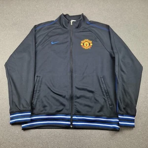 Giacca Manchester United Nike uomo grande nera tuta top allenamento 2011/2012 - Foto 1 di 13