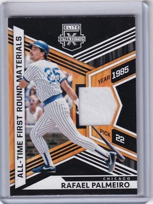 Rafael Palmeiro  Panini Elite Extra Edition All-Time 1st Round Materials ATFM-RP - Image 1 of 2