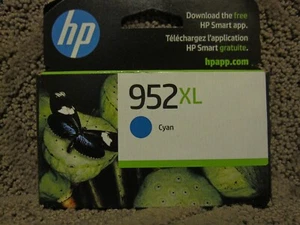 HP L0S61AN Cyan Ink Cartridge Genuine OEM NEW # 952XL 952 MAY/2025 - Picture 1 of 4