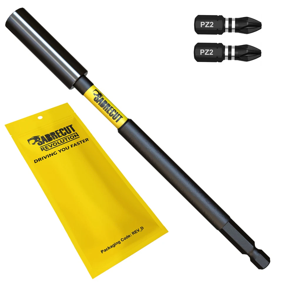 SabreCut 1x Impact Drill Driver Screwdriver Bit Holders 152mm Milwaukee DeWalt