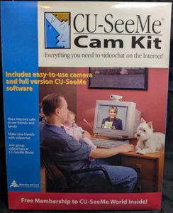 CU-SeeMe Cam Kit - White Pine - 1999 PC Webcam + Video Chat Software - NEW VTG - Picture 1 of 14
