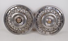 1953 1954 1955 Oldsmobile 88 98 Wire Wheel Cover Hubcaps Set Pair Nice Driver