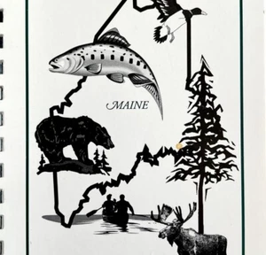 2001 SIGNED Wilderness Cooking In the Home Vintage Maine Cookbook PB 1st Edition - Picture 1 of 6