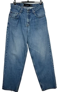 Jeans holgados vintage Levis Silvertab para hombre 32x32 azul lavado medio 1999 - Imagen 1 de 13