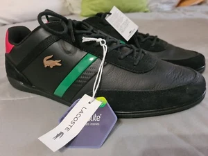 NUEVAS Zapatillas Hombre Lacoste Giron 320 en Negro Rojo Verde - Imagen 1 de 5