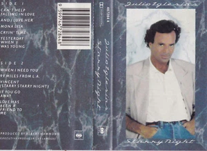 JULIO IGLESIAS Starry Night - Cassette - Tape   SirH70 - Picture 1 of 1
