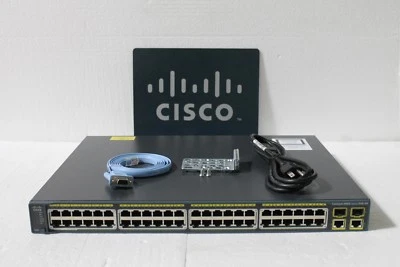 Cisco Catalyst 2960 WS-C2960-48PST-L 48-Ports Rack-Mountable Switch - Image 1 of 4