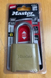 Master Lock Steel Shackle Padlock 5/16" Dia. Shackle x 1-1/2" H 875DLF - Picture 1 of 2