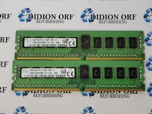 Set of 2 SK HYNIX 8 GB DDR4R SERVER RAM PC4-2133P MHz HMA41GR7AFR8N-TF, SKU 4746 - Picture 1 of 1