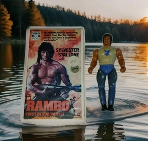Rambo: First Blood Part II (1985) VHS-&- Rambo 1985/86 Action Figures - Picture 1 of 9