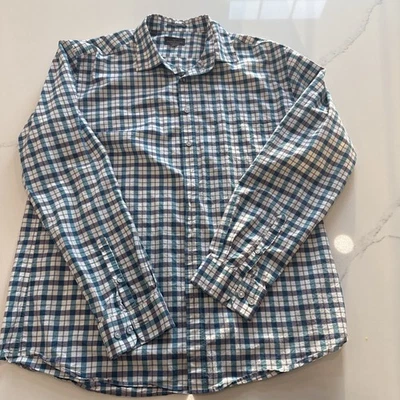 Рубашка мужская Rodd & Gunn 2XL клетчатая на пуговицах с длинным рукавом - Изображение 1 из 4