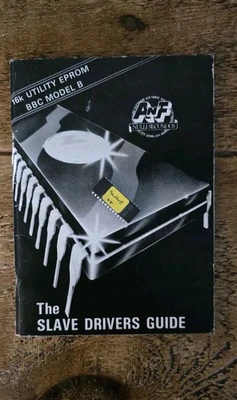 Slave ROM & Drivers Manual. BBC Micro Model A/B AnF Software. Rare Utility EPROM - Image 1 of 4