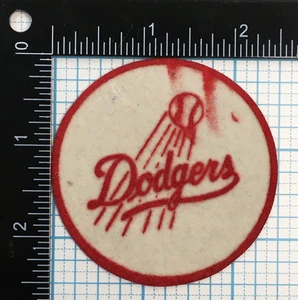 1970-76 Era Los Angeles Dodgers MLB Béisbol Vintage 2.5" Redondo Equipo Logo Parche - Imagen 1 de 2