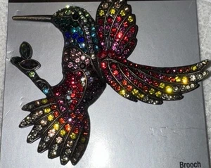 Broches de cristal de galería de metal colibrí - Imagen 1 de 1