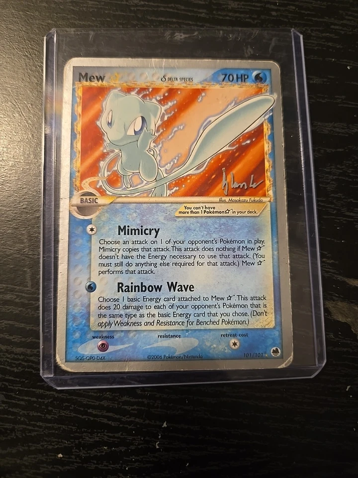 Pokémon TCG 2008 World Championships Mew Delta Species Gold Star - 101/101 - Image 1 of 4