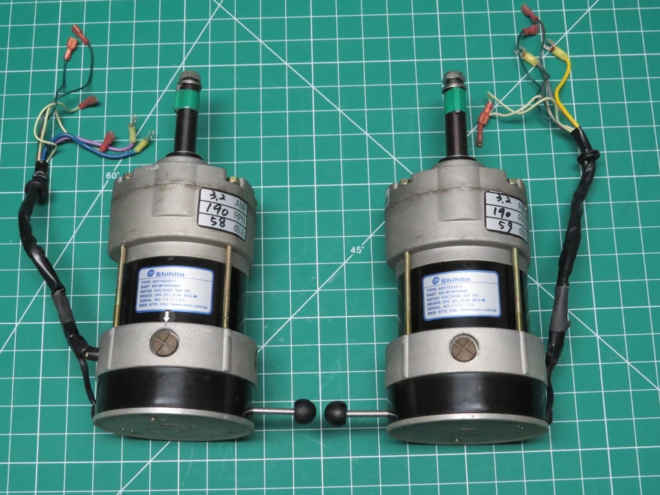 OEM Hoveround Teknique XHD Motors M19004442/M19004443 A9Y1X02872/A9Y1X02871 - Изображение 1 из 4