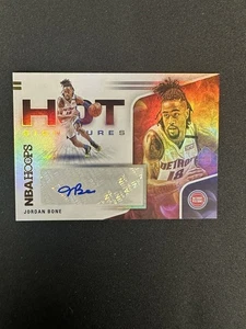 2020-21 Panini NBA Hoops Hot Signatures HS-JBO Jordan Bone Auto - Detroit - Picture 1 of 2