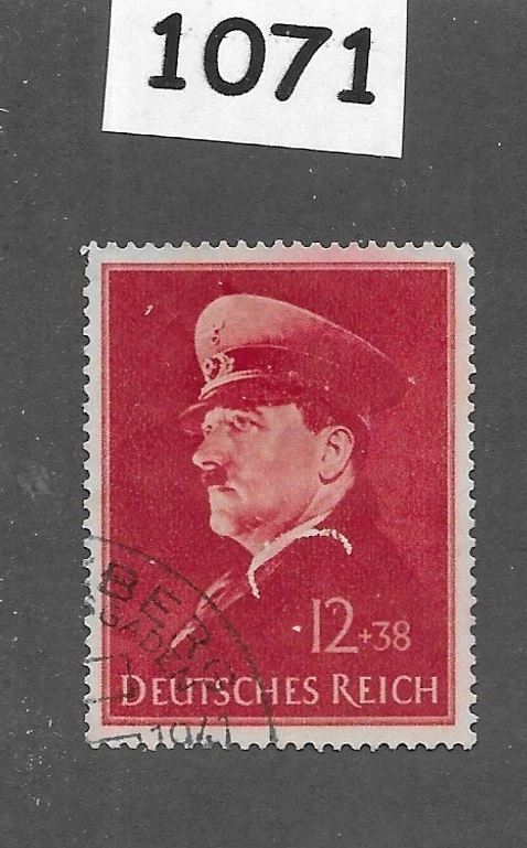 Sello usado de Adolf Hitler B190 / 1941 cumpleaños Tercer Reich / Segunda Guerra Mundial Alemania #1071 Foto 1 de 1