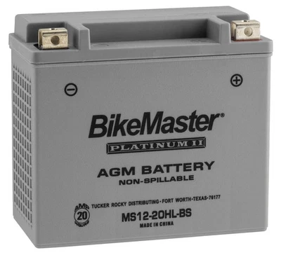 AGM Platinum II Battery BikeMaster 780764 Replaces YTX20HL-BS Foto 1 de 2
