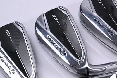 Left Hand Taylormade Qi Irons / 5-PW+SW / Regular Flex KBS Max MT 85 Shafts - Image 1 of 4