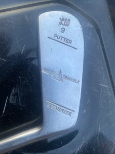 Rare Vintage Hagen Triangle Custom Built Putter Wood Shaft Heel Shafted #9 - Picture 1 of 8