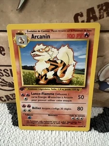 1999 Pokémon Arcanin Base Set 1st Edition 23/102 FRENCH - Picture 1 of 4