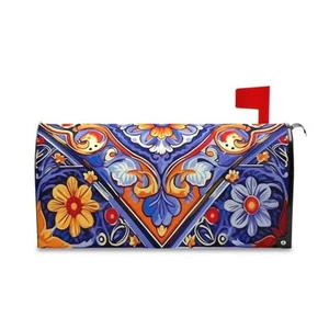 Mexican Style Mailbox Covers Magnetic Mailbox Covers Decor, Standard Size Wra... - Picture 1 of 9