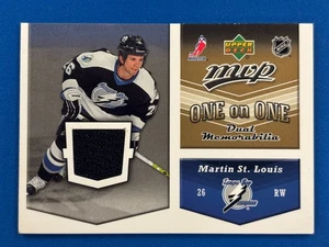 2006-07 Upper Deck MVP One on One ST. LOUIS / GAGNE Dual Game-Used Jersey - Picture 1 of 2