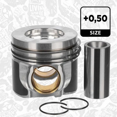 Piston Avec Anneaux Et Boulons Land Rover Jaguar 2,0 204DTA (AJ20D4) - Photo 1/3