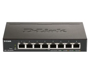 D-Link 8-Port Gigabit PoE Smart Managed Switch with 2 SFP ports - Picture 1 of 9