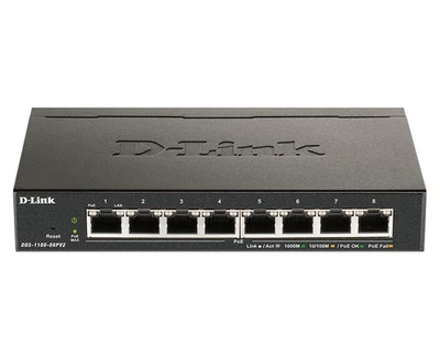 D-Link 8-Port Gigabit PoE Smart Managed Switch with 2 SFP ports - Image 1 of 4