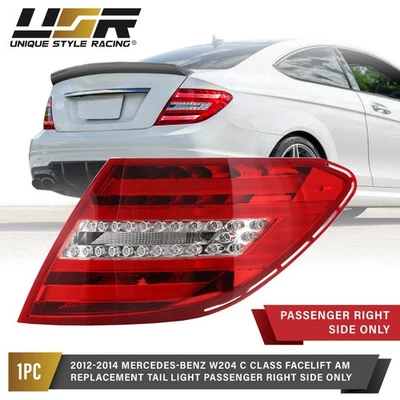 Replacement 2048200264 LED Tail Light 1pc Right For 12-14 Mercedes C-Class W204 Foto 1 de 4