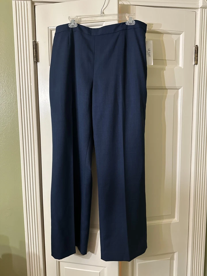 Le Suit Women's Navy Dress Pants Trousers Workwear, Size 16 - Image 1 of 1