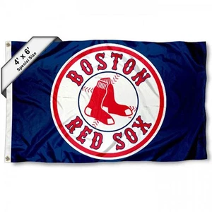 Boston Red Sox 4x6 Foot Banner Flag - Picture 1 of 1