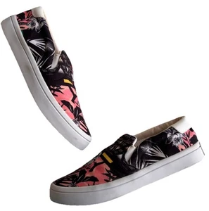 Adidas Court Vantage Adults Trainers Floral Summer Shoes Sneakers Slip On Size 6 - Picture 1 of 8