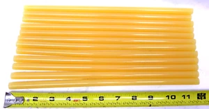 12 Pcs - 3M # 3762 AE Scotch Weld Hot Melt Glue Sticks TAN (.45")  1/2" x 12" - Picture 1 of 5
