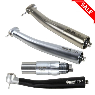 SANDENT Dental High Speed/LED E-generator/Fiber Optic Manipolo 4/6Hole Coupler fit NSK