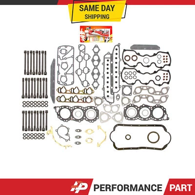 Juego completo de juntas pernos de cabeza para camioneta Nissan Pathfinder Infiniti 87-94 VG30E Foto 1 de 4