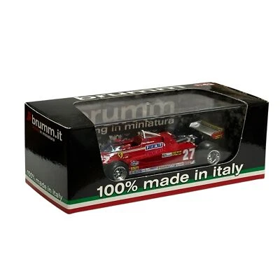 Ferrari 126 CK #27 Monte Carlo 1981 G. Villeneuve R367 Diecast Model Brumm 1/43 Foto 1 de 4