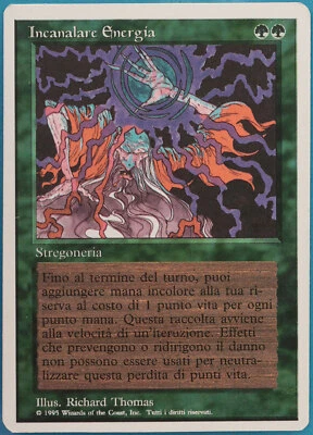 Channel (WB - Ver A) Revised (ITALIAN) NM Green Uncommon CARD (370761) ABUGames - Image 1 of 2