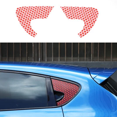 Adesivo de vinil adesivo gráfico vidro traseiro carro vermelho para Seat Leon MK2 1P1 2008-12 - Imagem 1 de 4