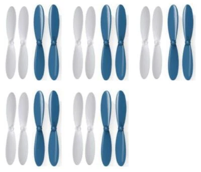 Protocol SlipStream Blue White Propeller Blades Props Propellers 5 Pack - Image 1 of 2