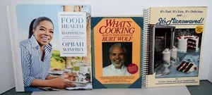3 Great illustrated Cookbooks Burt Wold & Oprah & Microwave FREE SHIPPING - Picture 1 of 2