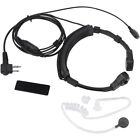 Throat Mic Miniphone Covert Acoustic Tube Earpiece Headset for  Two Way9102