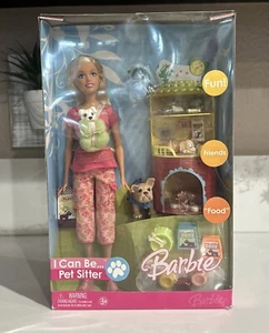 Barbie I Can Be 2006... Cuidador de mascotas - Muñeca, mascota, accesorios - Mattel nueva - Imagen 1 de 3